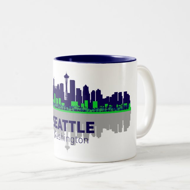 Mug de café Seattle (Devant droit)