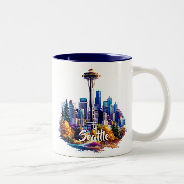Mug de café Seattle (Droit)
