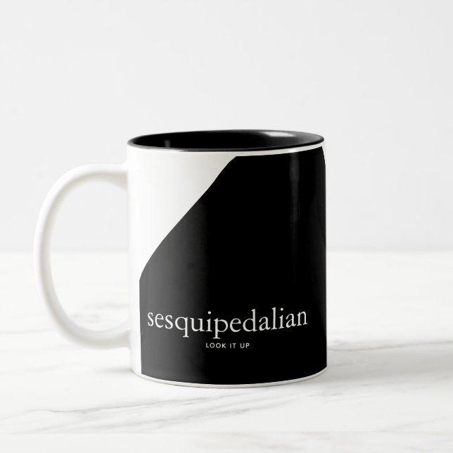 Mug de café sesquipedalian (Gauche)