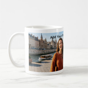 Mug de café souvenir avec photo et nom personnalis