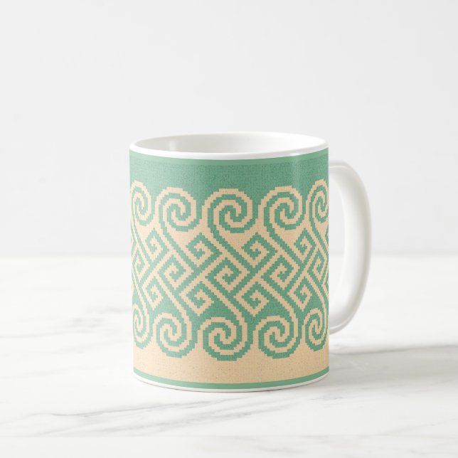 Mug de café sucré celtique (Devant droit)