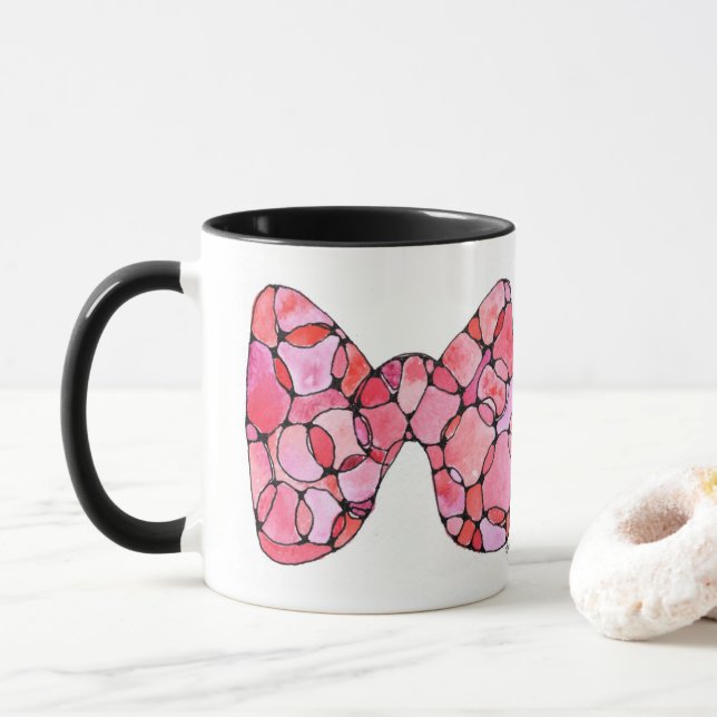 Mug de café - Thyroïde - Aquarelle (Avec donut)