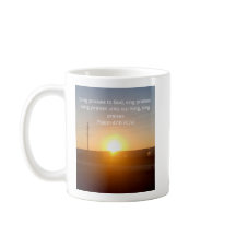Mug de café Train Lever du Soleil