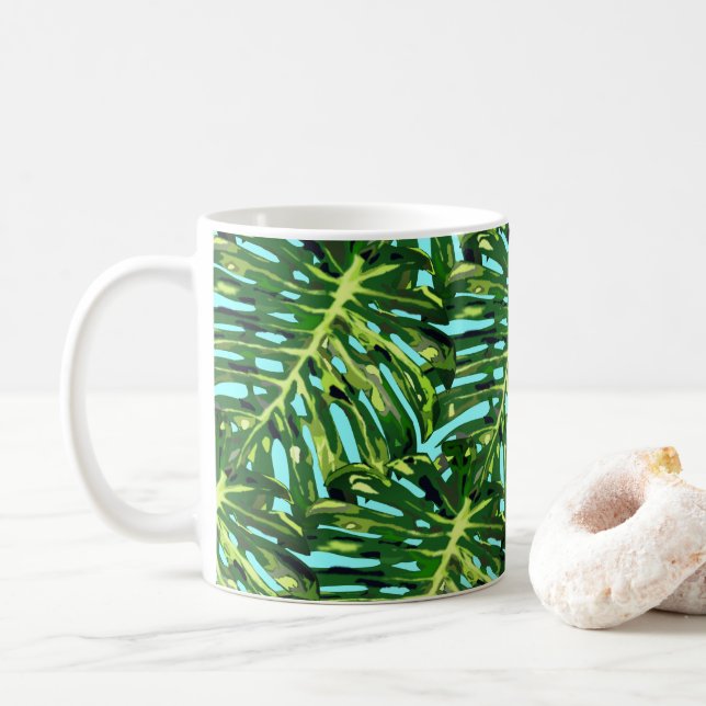 Mug de café tropical (Avec donut)
