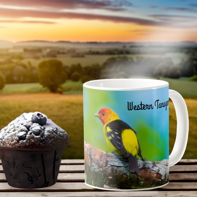 Mug de café Western Tanager (Créateur téléchargé)