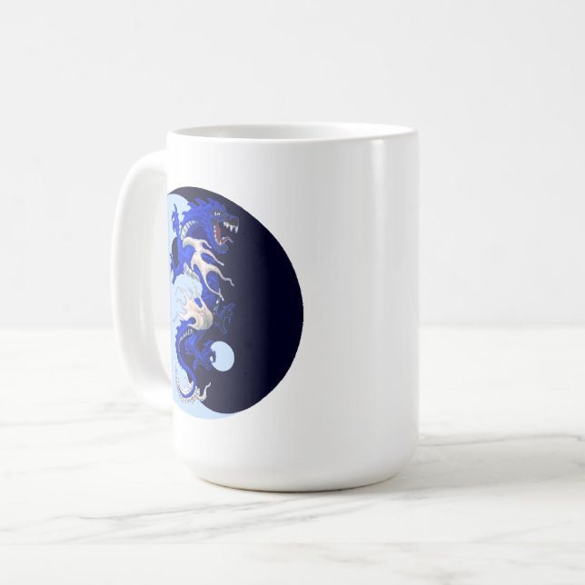 Mug de café Yin Yang (Devant gauche)