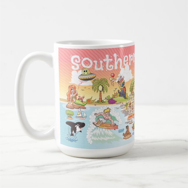 Mug de Californie du Sud (Gauche)