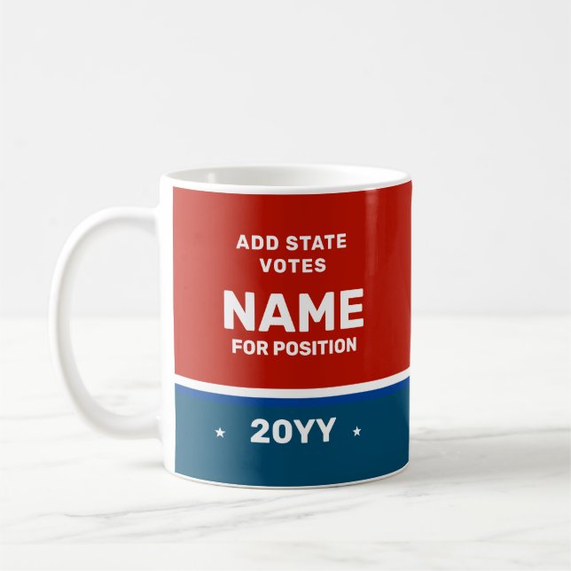 Mug de campagne électorale personnalisé pour un Ét (Gauche)