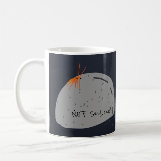 Mug de caractères pas seul drôle (Gauche)