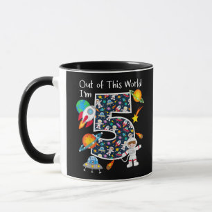 Mug De ce monde je suis 5 Espace Extérieur 5 Ans 5ème