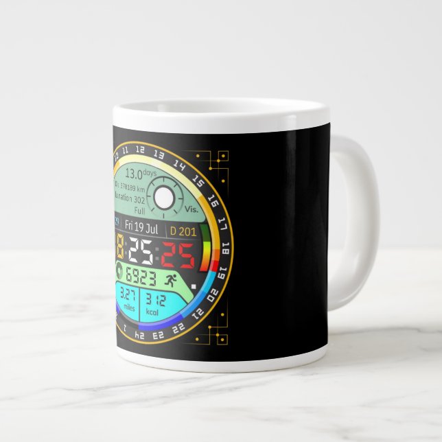 Mug de célébration pour diplômé en informatique (Devant droit)