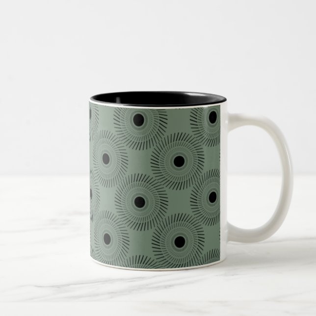 Mug de charme ultramoderne, Vert de trèfle (Droit)