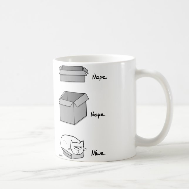 Mug De chat ajustements fâchés totalement dans cette (Droite)