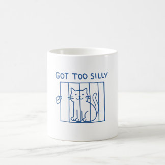 Mug de chat amusant - Ai Trop Silencieux Jail Kitt