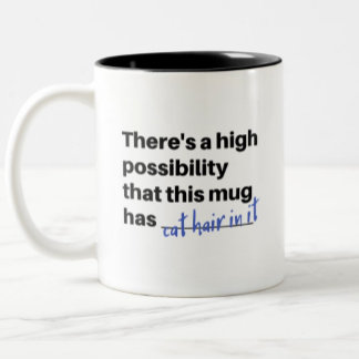 Mug de chat avec Drôle Dit