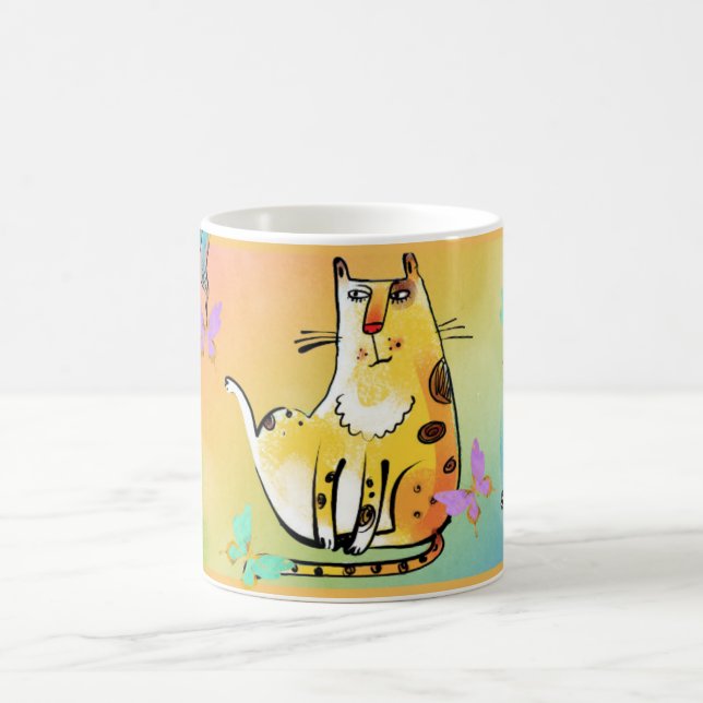 Mug de chat comique (Centre)