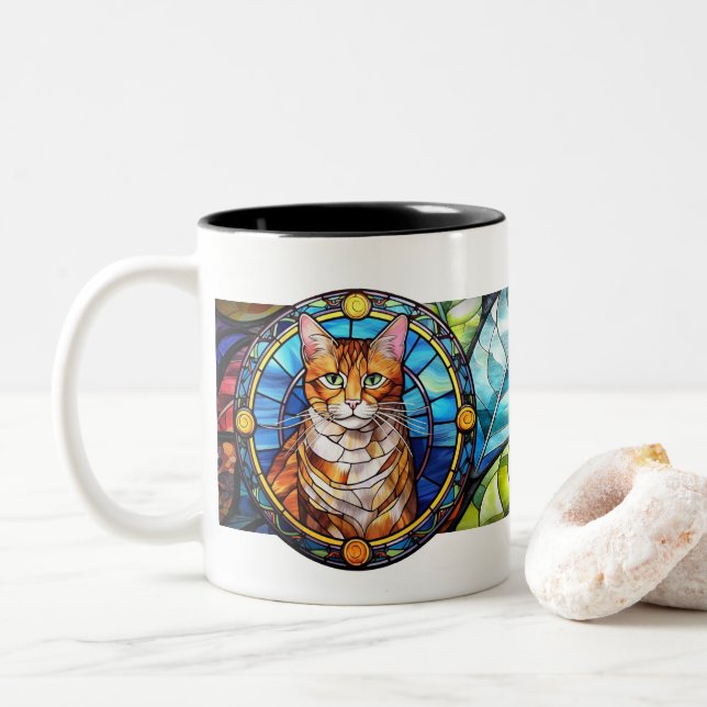 Mug de chat créatif (Avec donut)