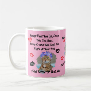 Mug de chat mignon personnalisé pour Amoureux de l