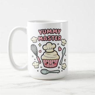 Mug de chef de Cupcake Kawaii Mignon