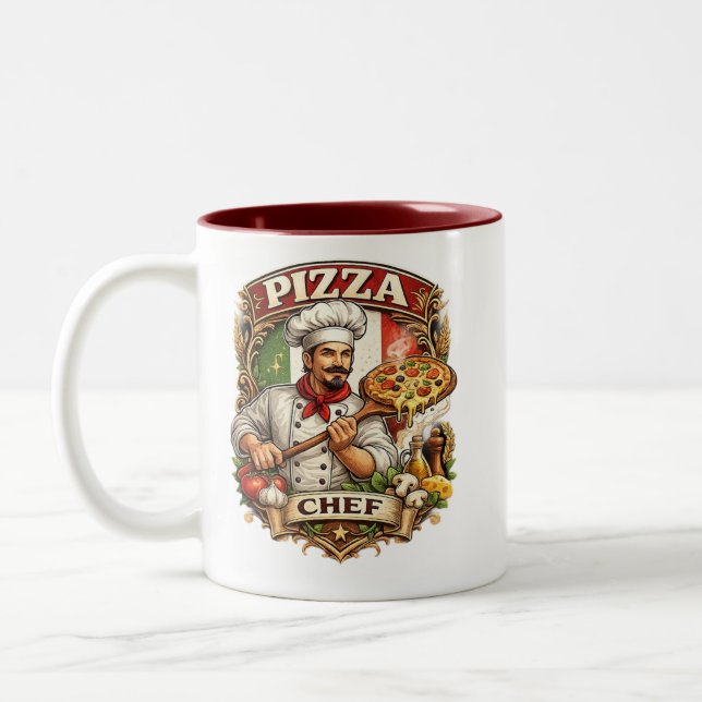 Mug de Chef de Pizza Italien – Café pour Amateur d (Gauche)