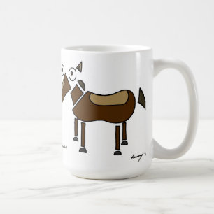 Mug de cheval Abstrait