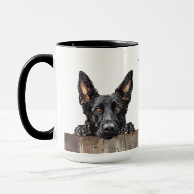 Mug de chien berger néerlandais (Gauche)