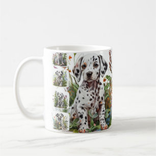 Mug de chien dalmate, Drôle café dalmate