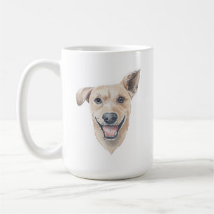 Mug de chien de race mixte 15 oz