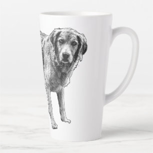 Mug de chien éffrayant