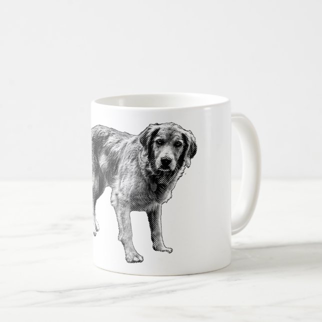 Mug de chien éffrayant (Devant droit)