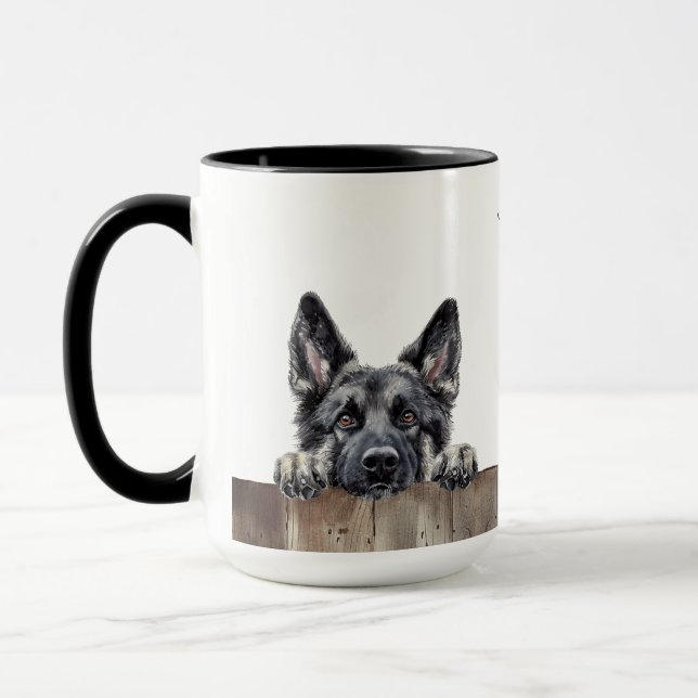 Mug de Chien Elkhound (Gauche)