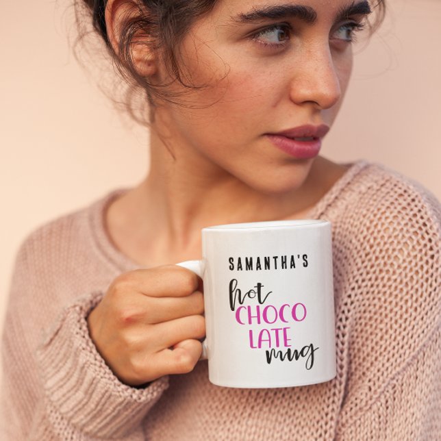 Mug de Chocolat Chaud Personnalisé (Créateur téléchargé)