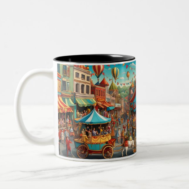Mug de cirque parade des années 1930 (Gauche)