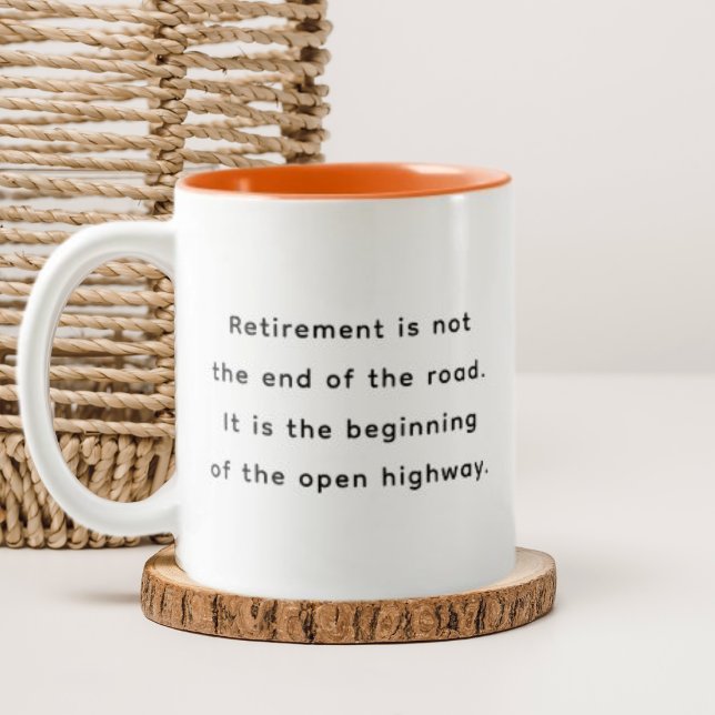 Mug de citations drôles et inspirantes pour la ret (Créateur téléchargé)