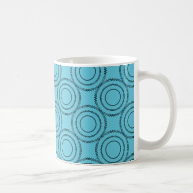 Mug de classe uptown, Turquoise (Droite)
