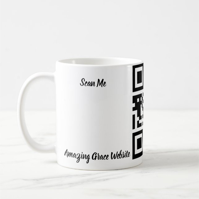Mug de code QR Grace Extraordinaire (Gauche)