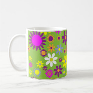 Mug de collection de la Flower Power 70's
