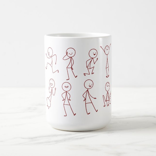 Mug de collection Stickman à main (Centre)