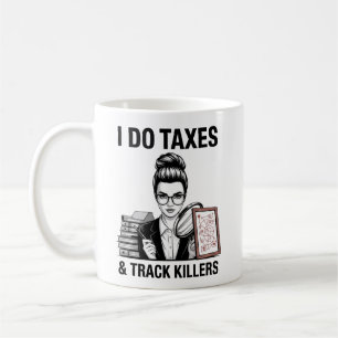 Mug de comptable drôle, professionnel de l'impôt e