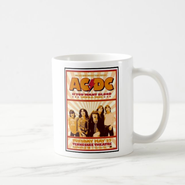 Mug de concerts AC/DC (Droite)