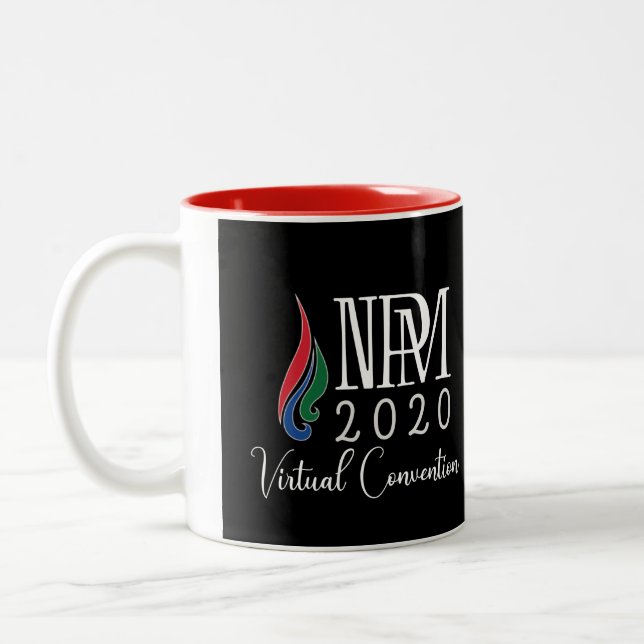 Mug de convention virtuelle (rouge, 11 onces) (Gauche)