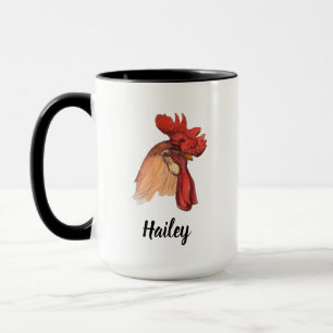 Mug de coq - Mug de café de coq personnalisée
