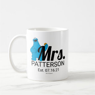 Mug de couple personnalisé Cookie Monster