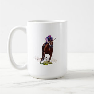 Mug de course de chevaux