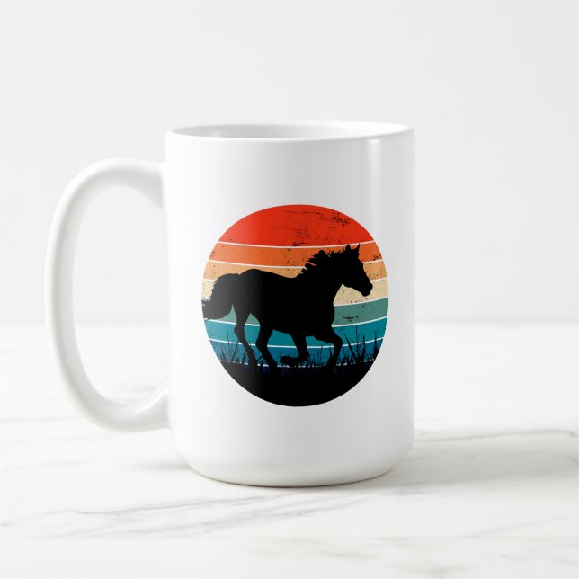 Mug de course de chevaux (Gauche)