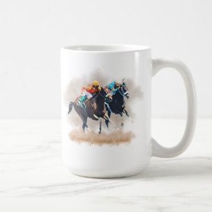 Mug de course de chevaux
