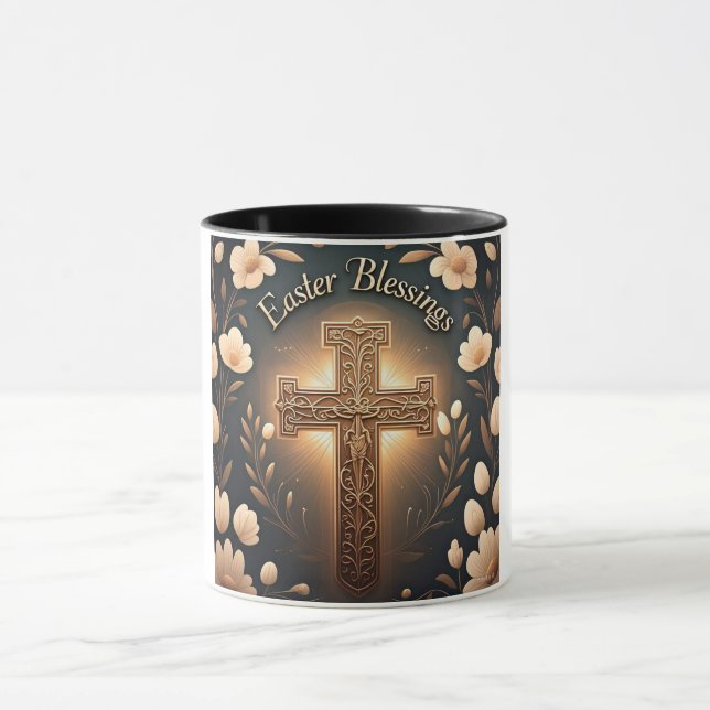 Mug de croix de Pâques spirituelle (Centre)