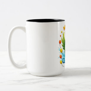 Mug de cygne clown unique - Un cadeau amusant pour