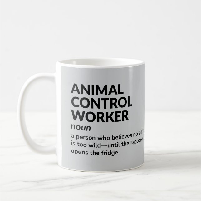 Mug de définition de témoin du travailleur du cont (Gauche)