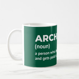Mug de définition de Witty Architect